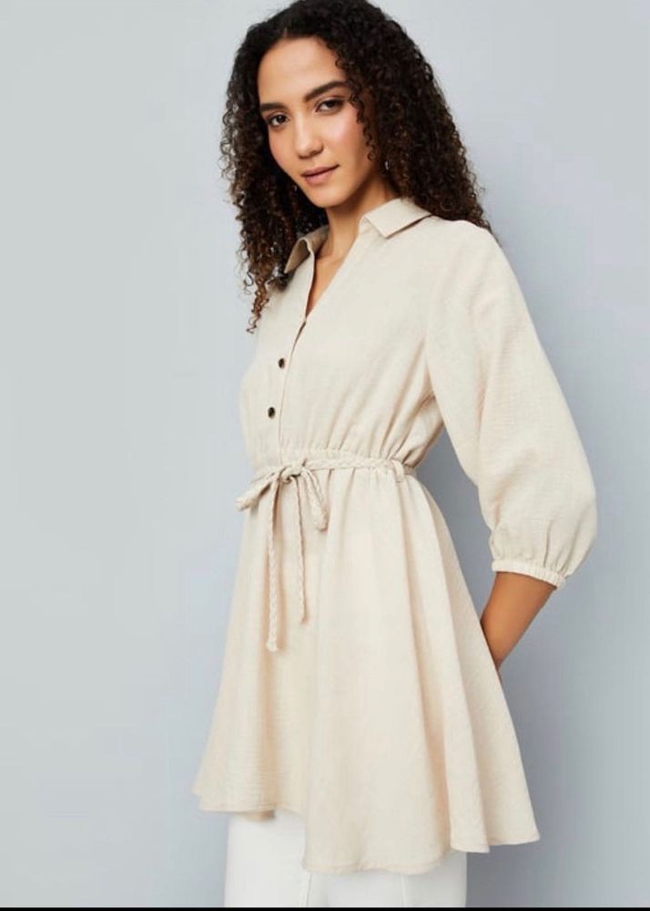 max new cream colour dress for women