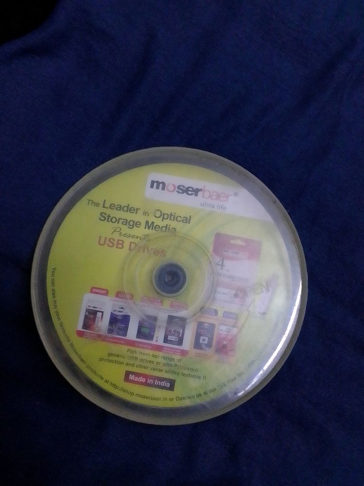 combo of 6 Blank  &amp; 2 filled with songs CD's