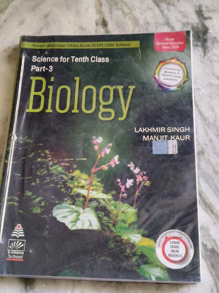 Science for Tenth Class Biology Part-3