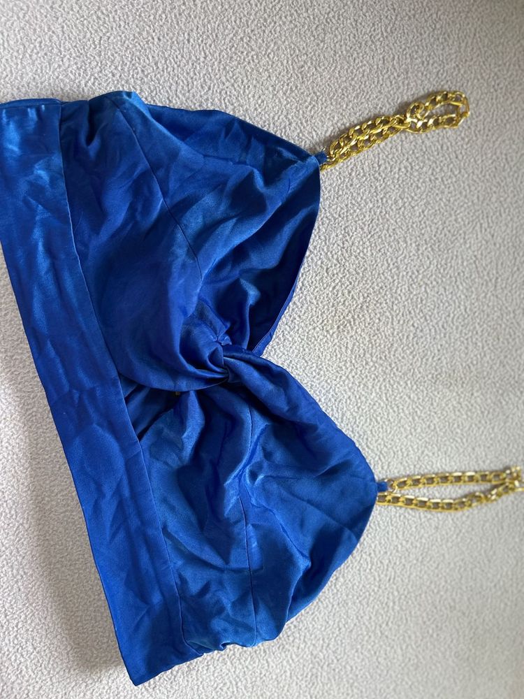 sale 🤩Zara Blue Chain Strap Top