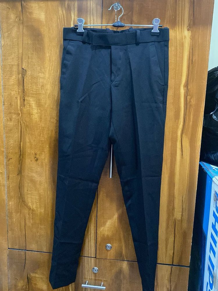Men's Black Formal Trousers