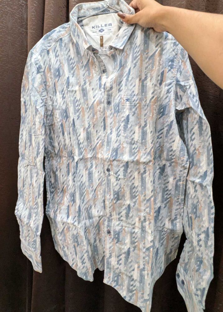 Printed Shirt linen