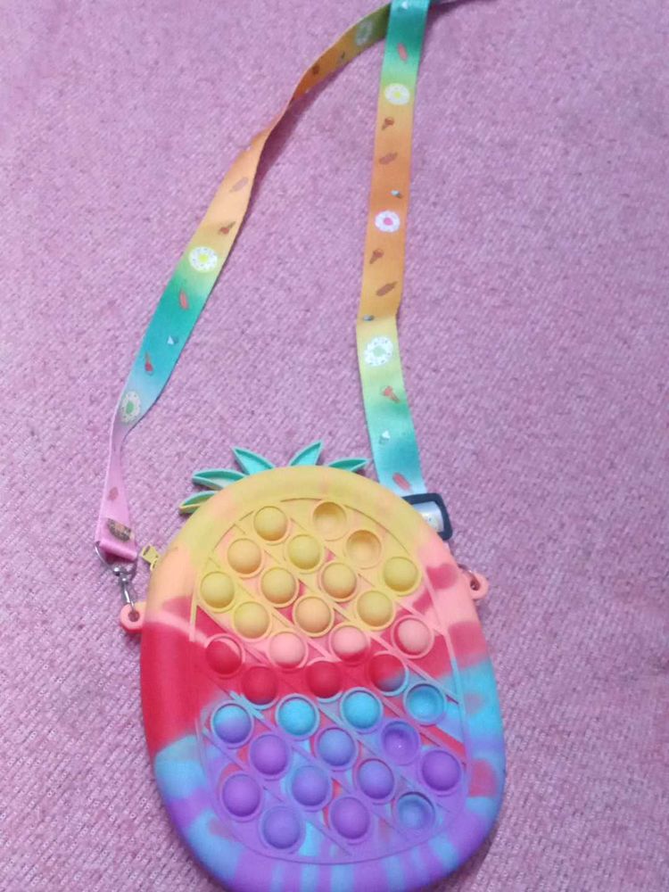 Fun Pineapple Pop-It Purse