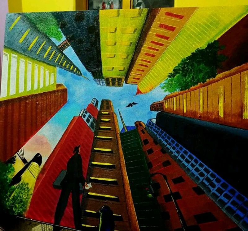 Canvas Painting Artwork Acrylic