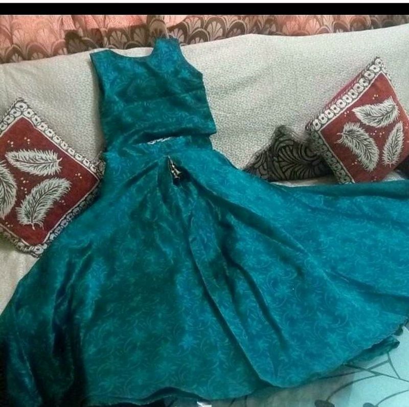 Tusser Silk Lahanga suit