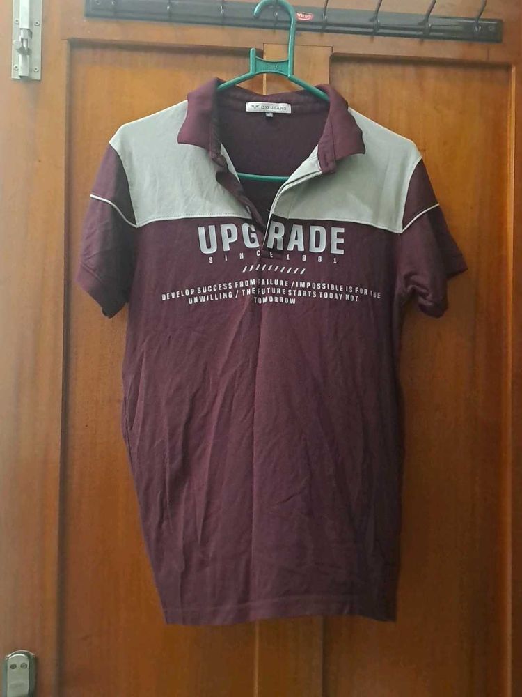 Men's "Upgrade" Graphic Polo T Shirt
