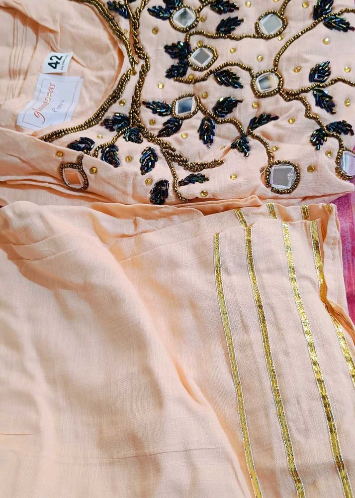 pakistani mirror work suit