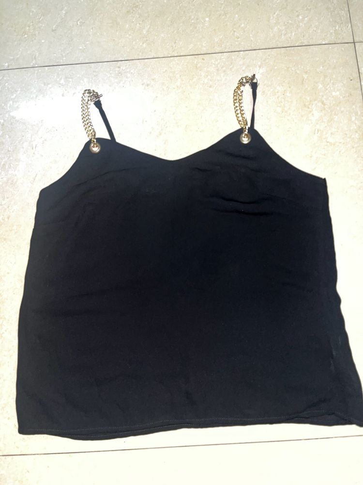 Madame Chain Straps Top. Brand Size-S.