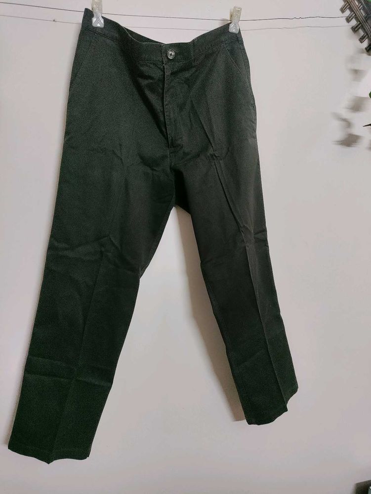 Black Men's Cotton Chinos