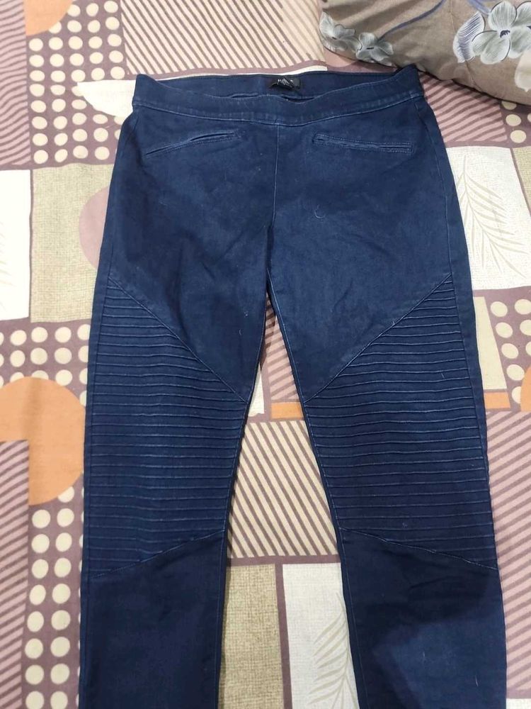 Dark Wash Forever 21 Jeggings Large size