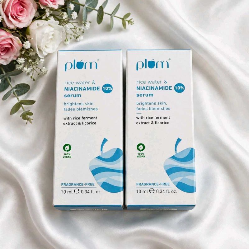 Plum Rice Water &amp; Niacinamide 10% Serum