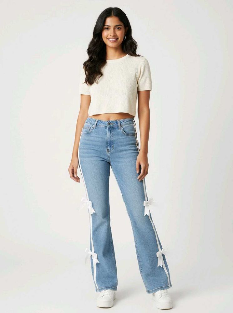 Ribbon Jeans