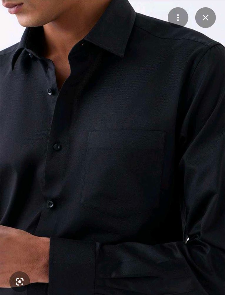 Classic Black Men's Shirt