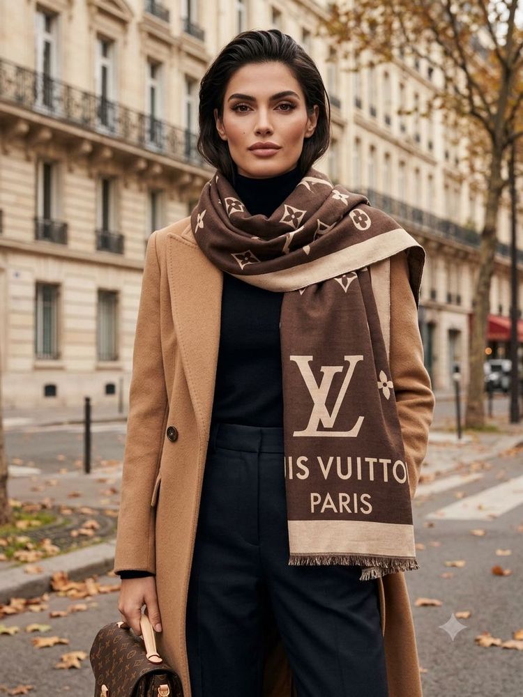 Designer Monogram Scarf