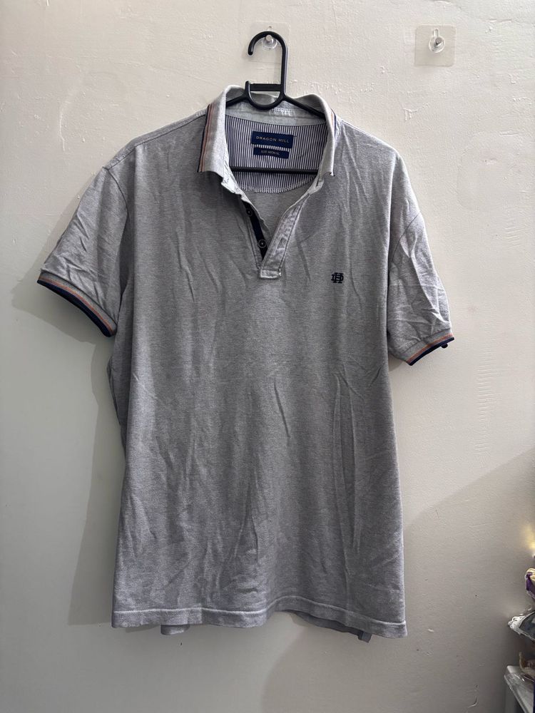 Men's Grey Polo Shirt