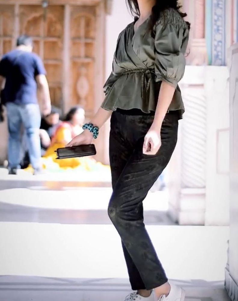Sale !!!Olive Crop Top