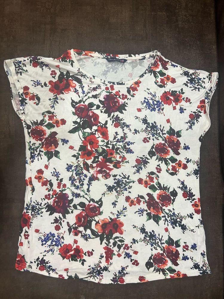 Floral Print T-Shirt