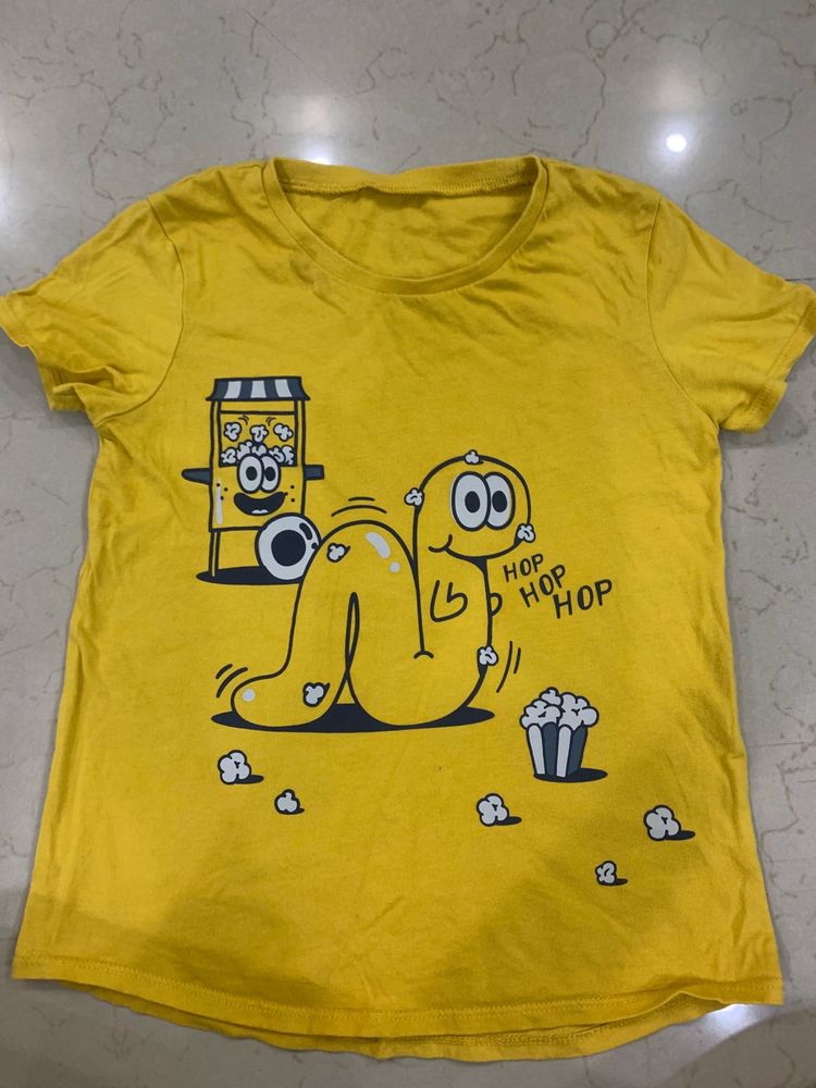 BOGO Cute Cartoon Popcorn Worm T-Shirt
