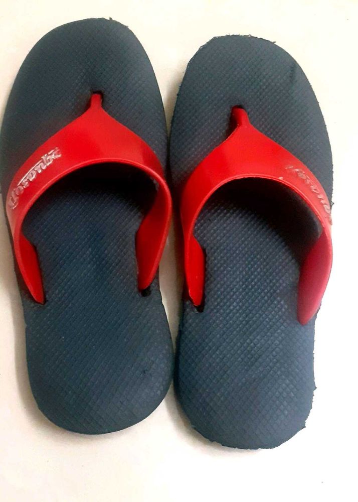 Red &amp; Blue Flip Flops