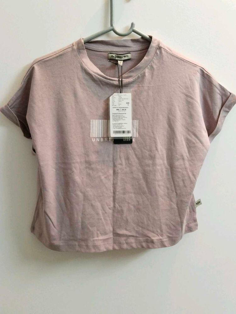Pastel Pink "Unbreakable" Graphic Tee