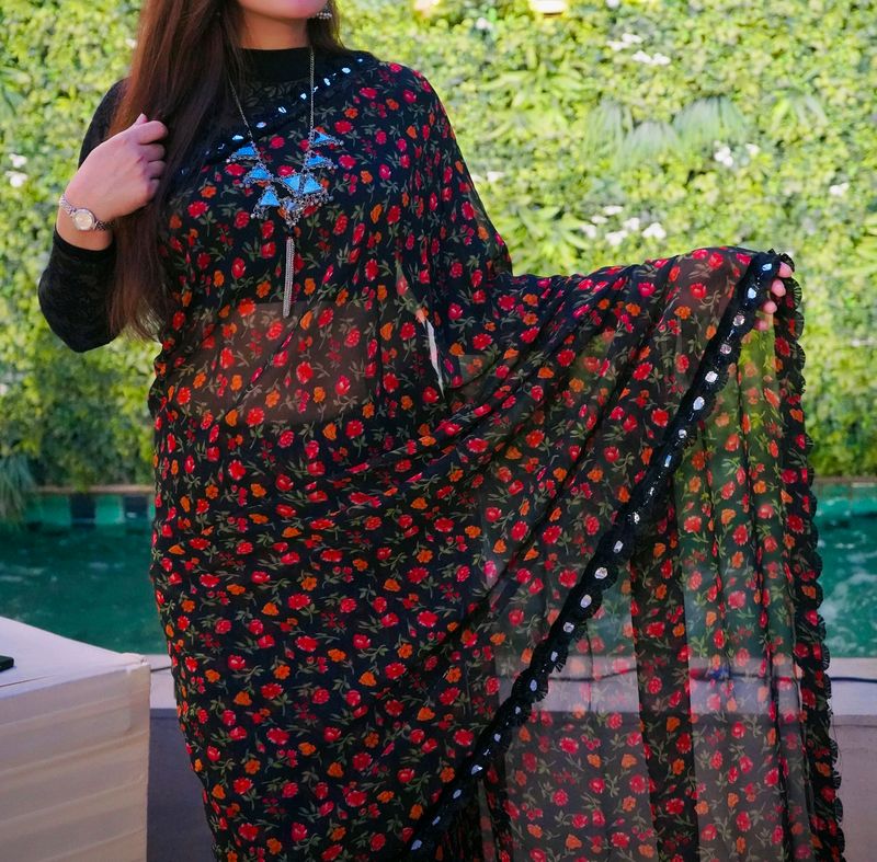 Black Saree