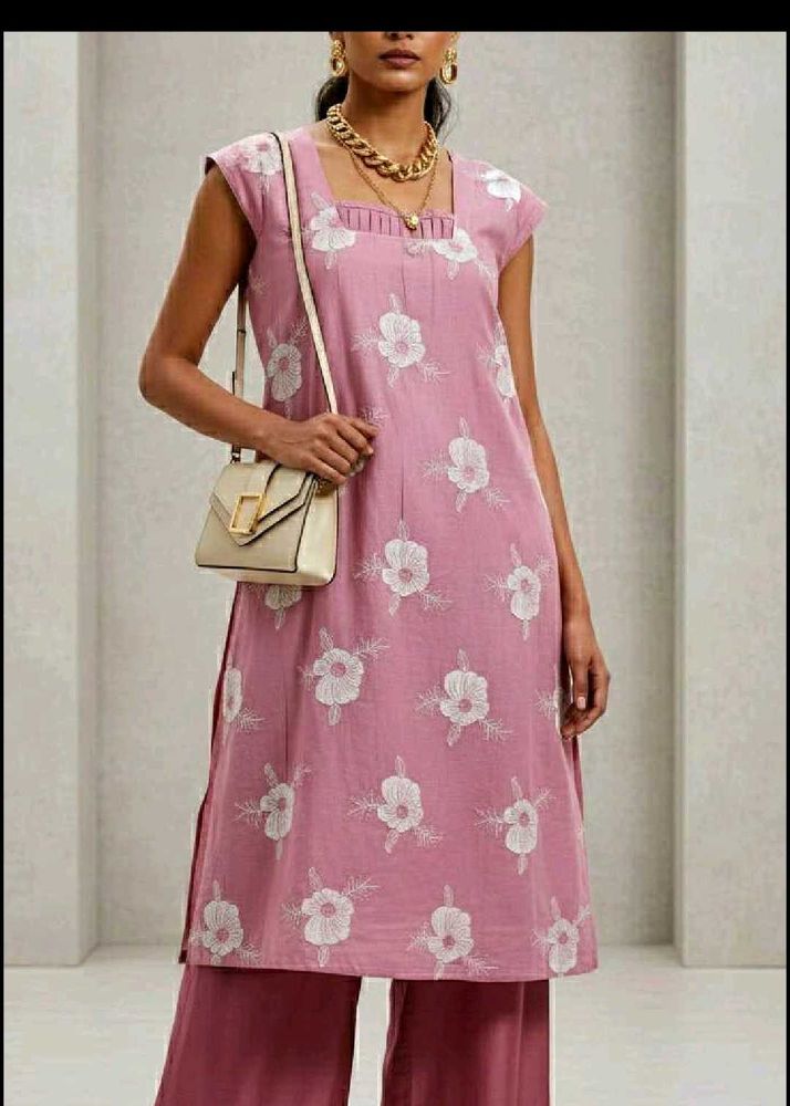 Beautiful Thread Embroideried Floral Kurta