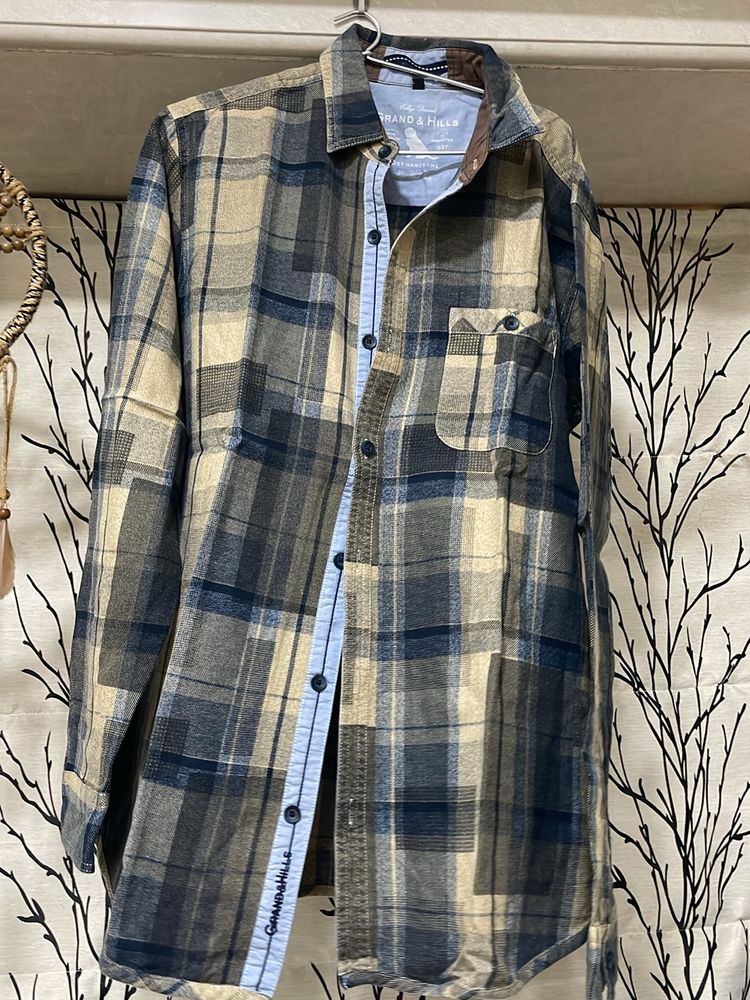 Casual Checked Shirt -Mens