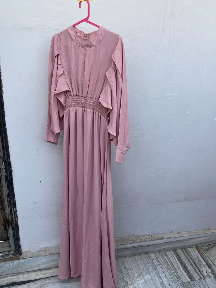 Size L pink maxi dress