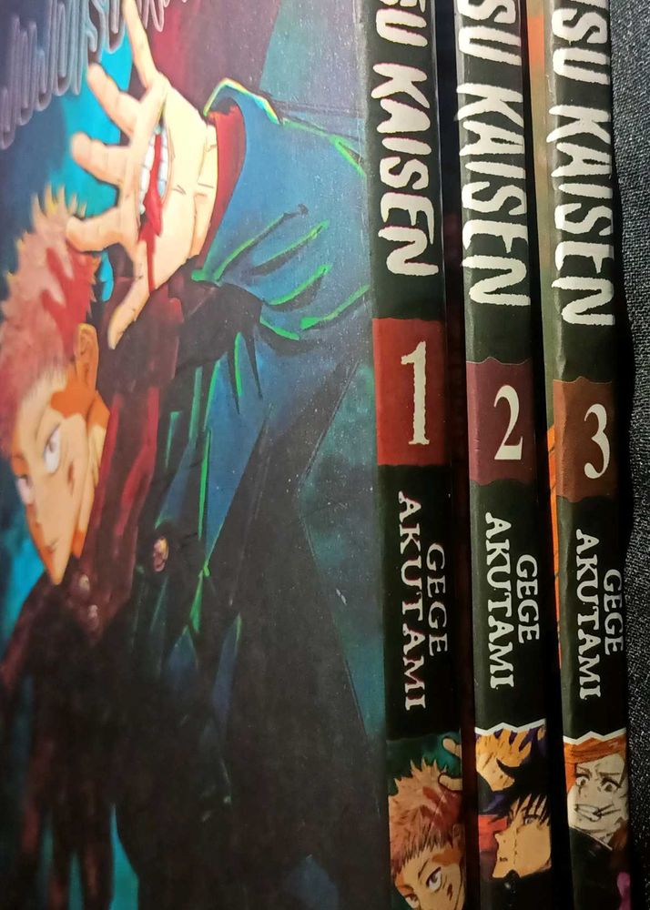 Jujutsu Kaisen Manga Volumes 1-3