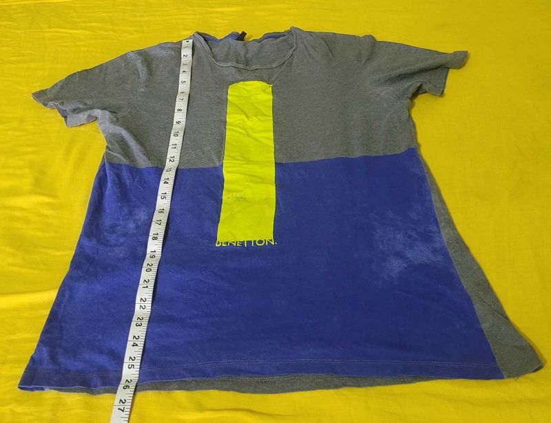 Benetton Color Block T-Shirt
