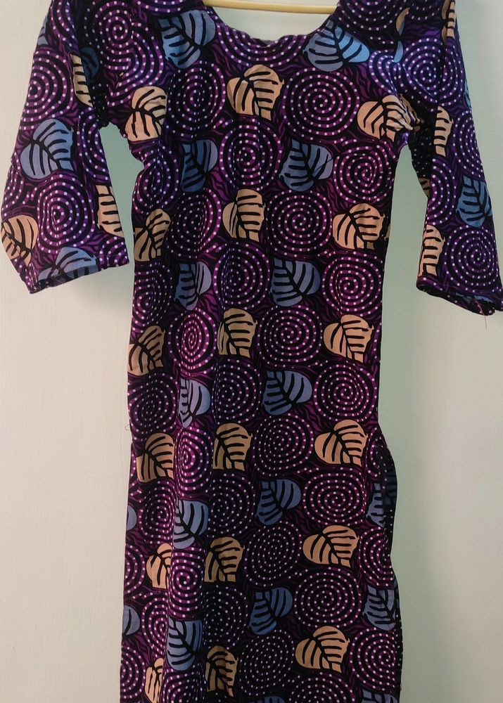 Purple Small Size Kurti