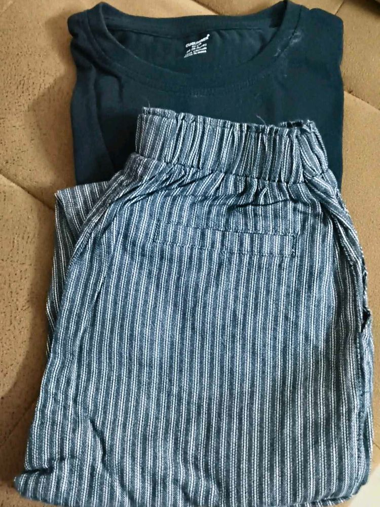 Comfy Striped Pajama Set