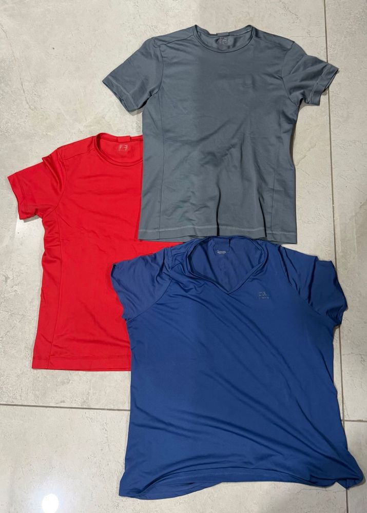 Decathlon Fast Dry Set of 3 T-shirts