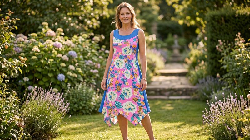 Stylish Printed Halter Neck Dress