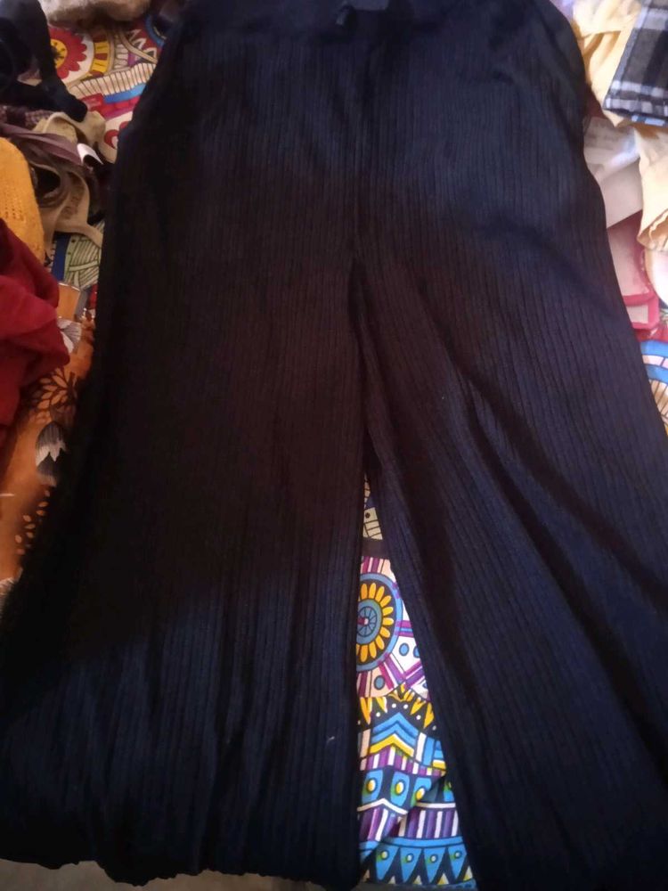 Black Wide Leg Palazzo Pants