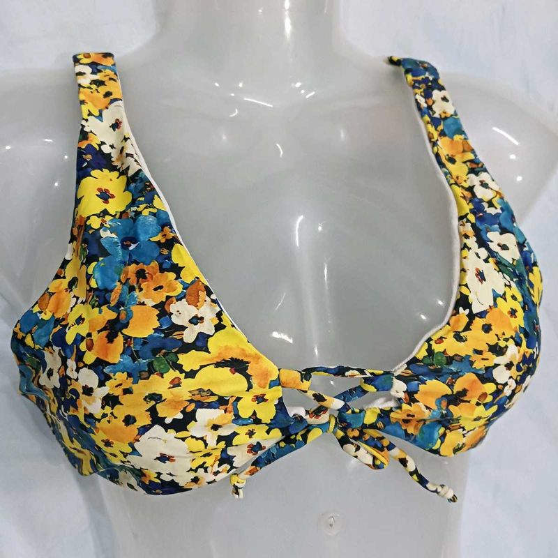 Floral 🤎Print Bikini Top