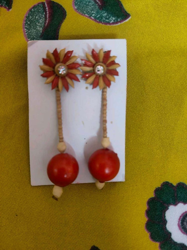 Handmade Wooden Earrings