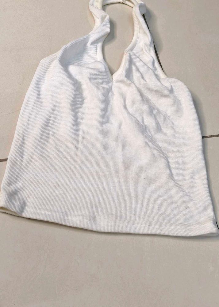 white tank top