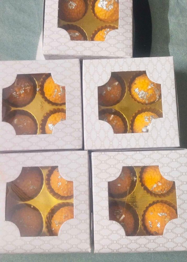 Assorted Indian Sweets candle-