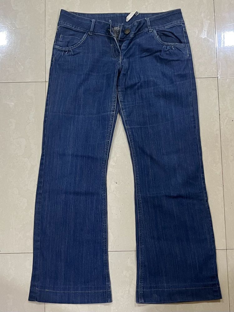 Classic Blue Denim Jeans (Length= 40 inch)