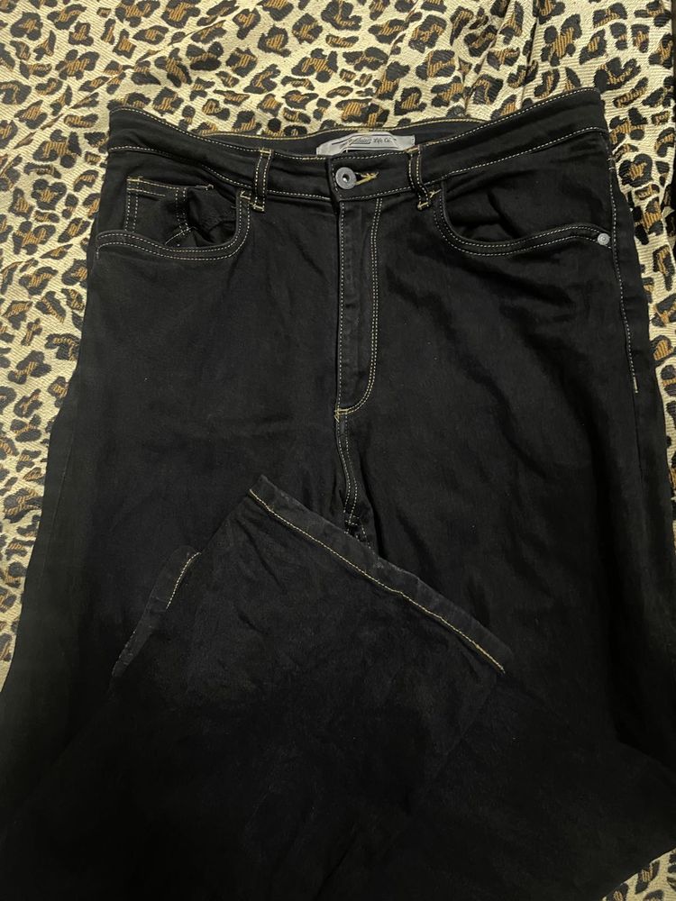Classic Black Denim Jeans
