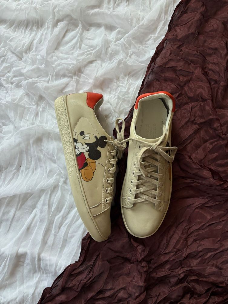 authentic gucci x disney sneaker