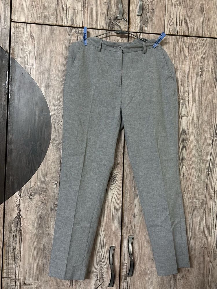 Classic Grey Tailored Trousers unisex