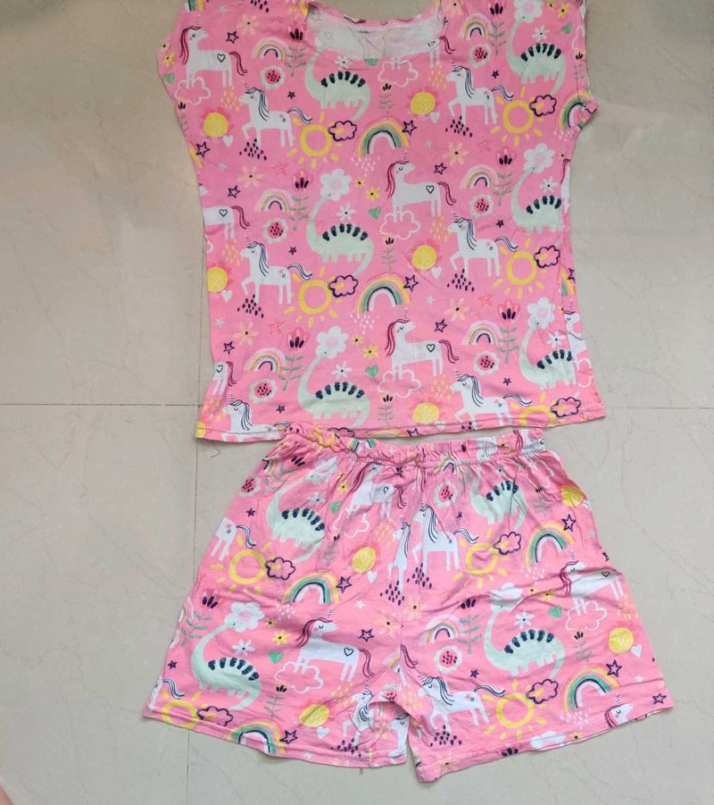 Cute Unicorn &amp; Dinosaur Pajama Set
