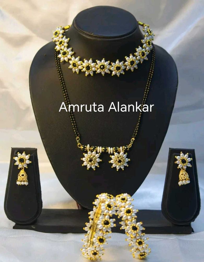 Amruta Alankar Floral Jewellery Set