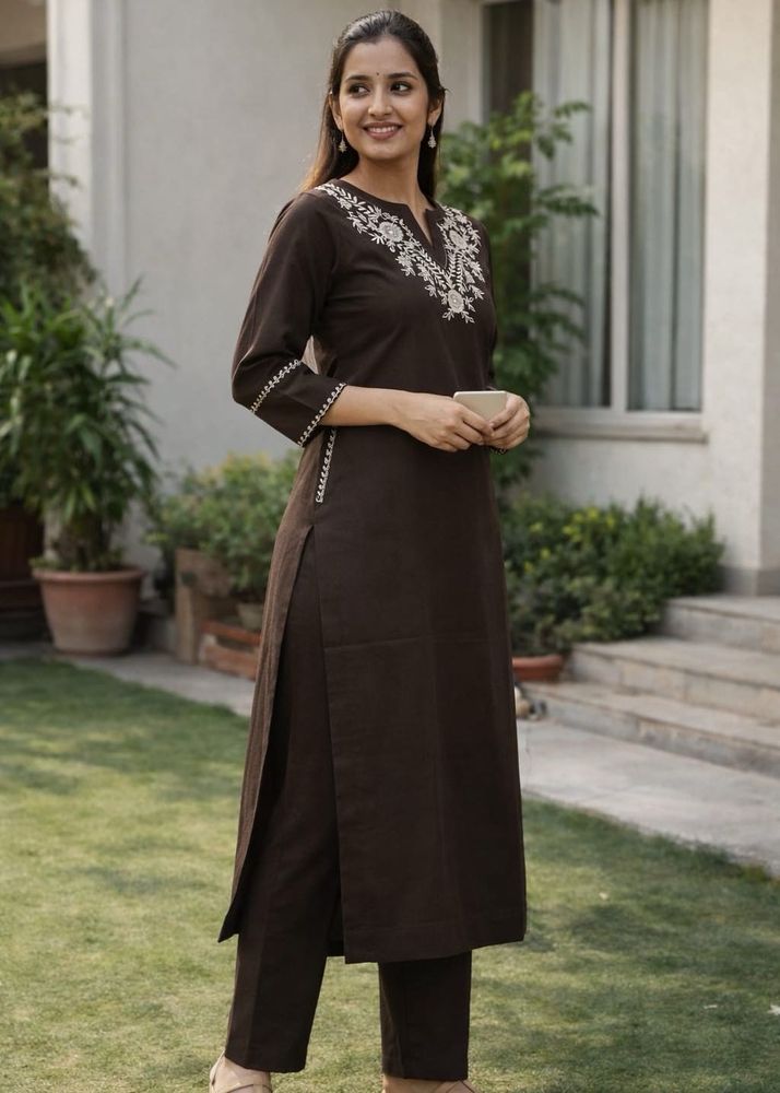 Kashmiri Style embroidered co-ord sets
