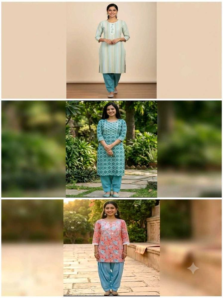 Combo-3-BrandNew 2-SkyBlue&amp;1-Pink Embroidery