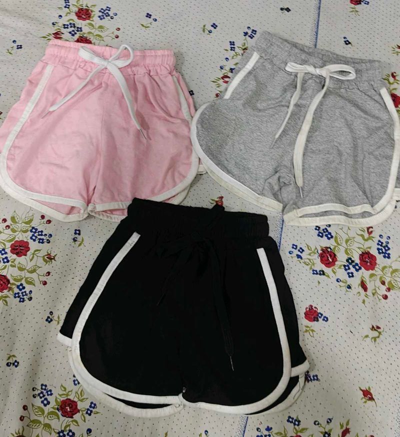 Set of 3 Athletic Shorts