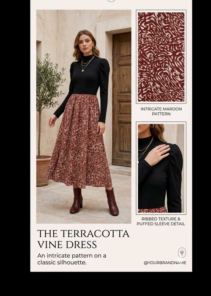 URBANIC- Elegant Maxi Dress
