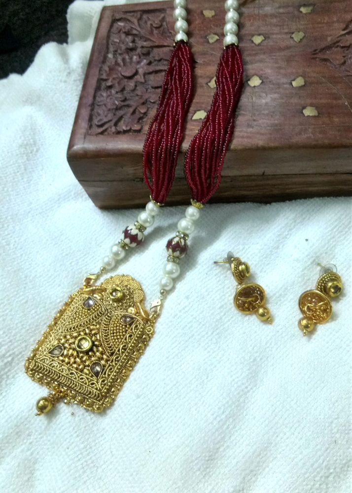 Ethnic Pearl Mala